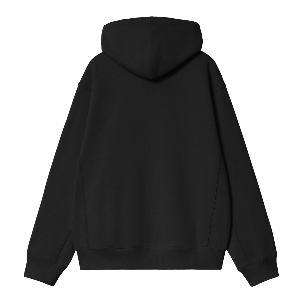Carhartt WIP Hooded American Script Sweatshirt - Black