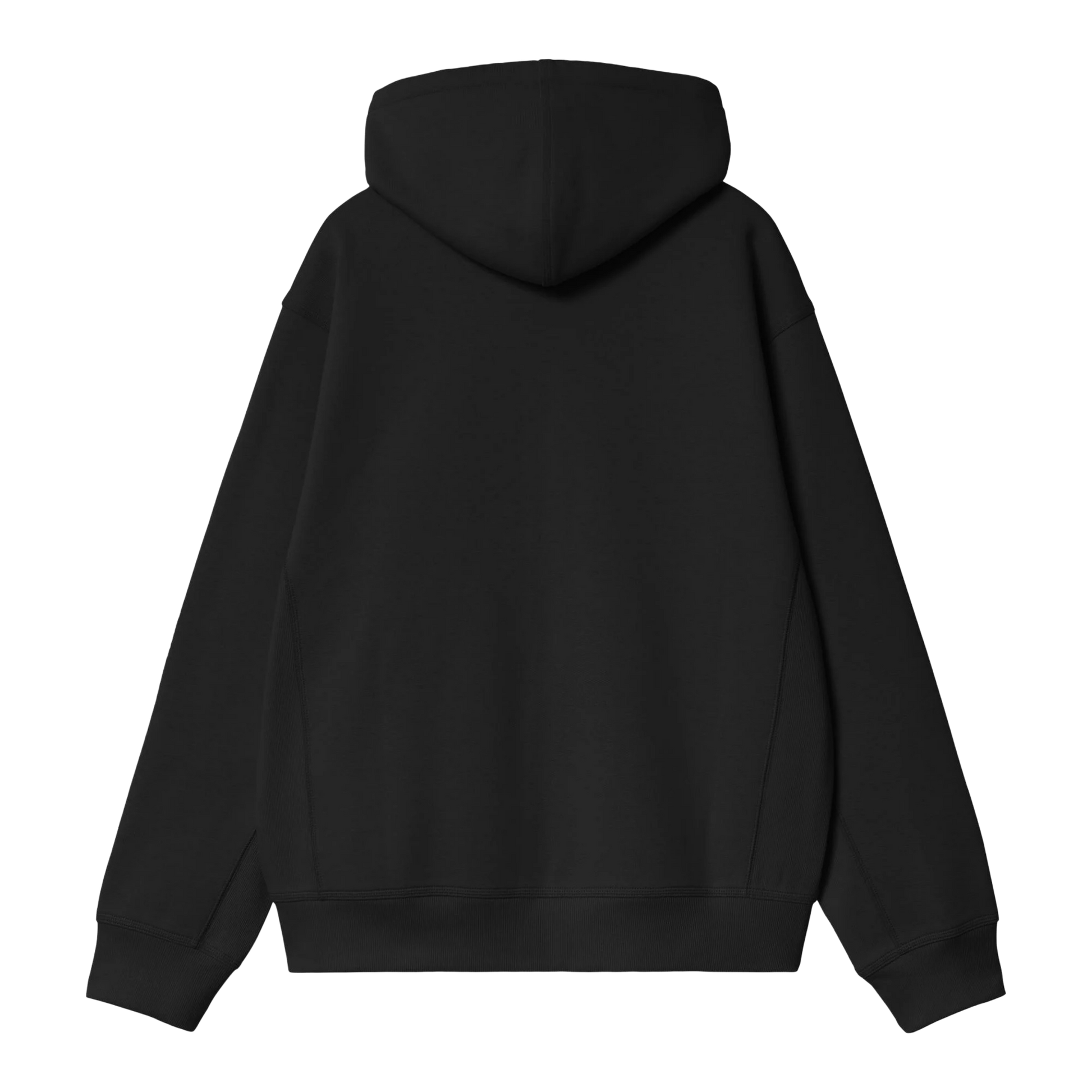 Carhartt WIP Hooded American Script Sweatshirt - Black