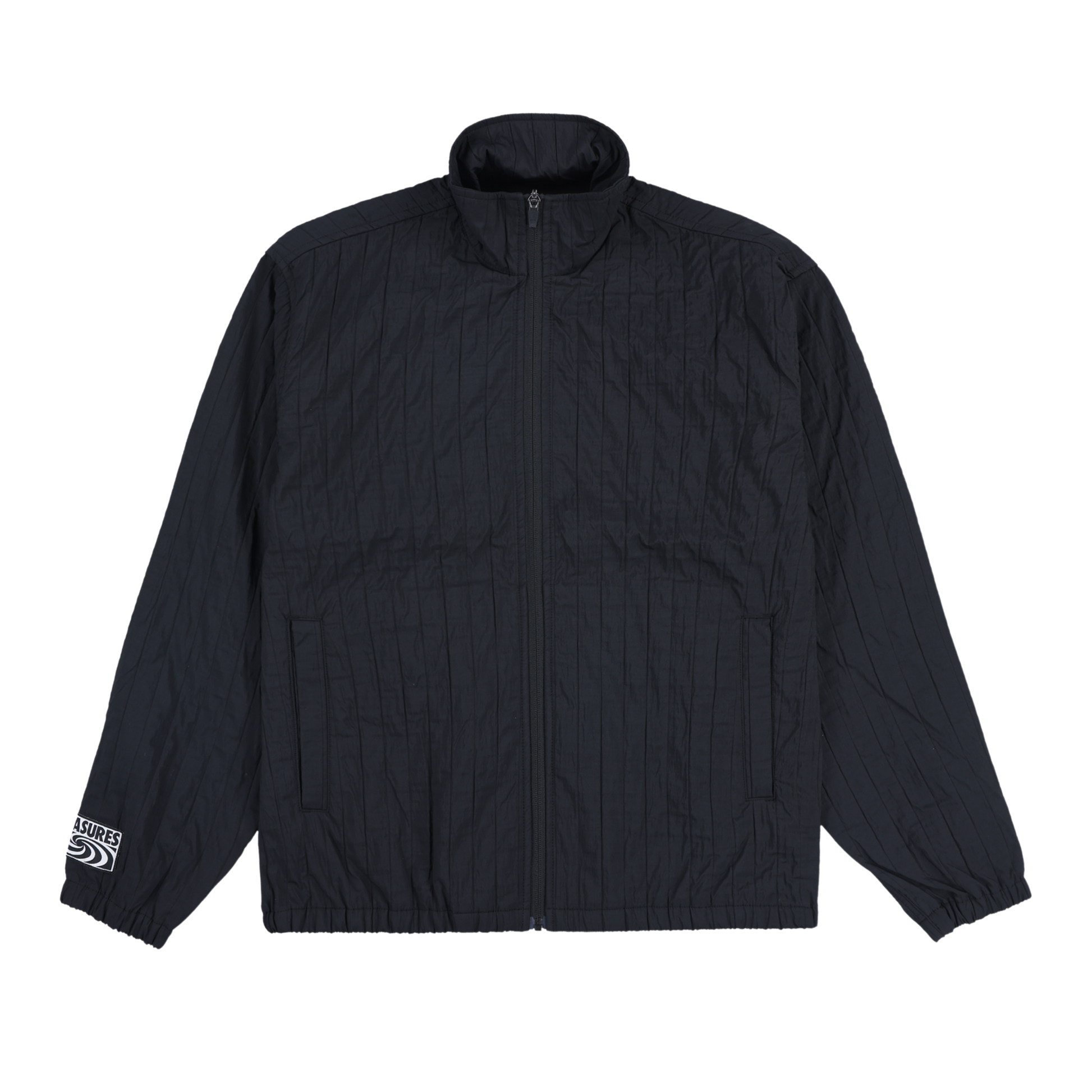 Pleasures Rescue Pleated Track Jacket - Black