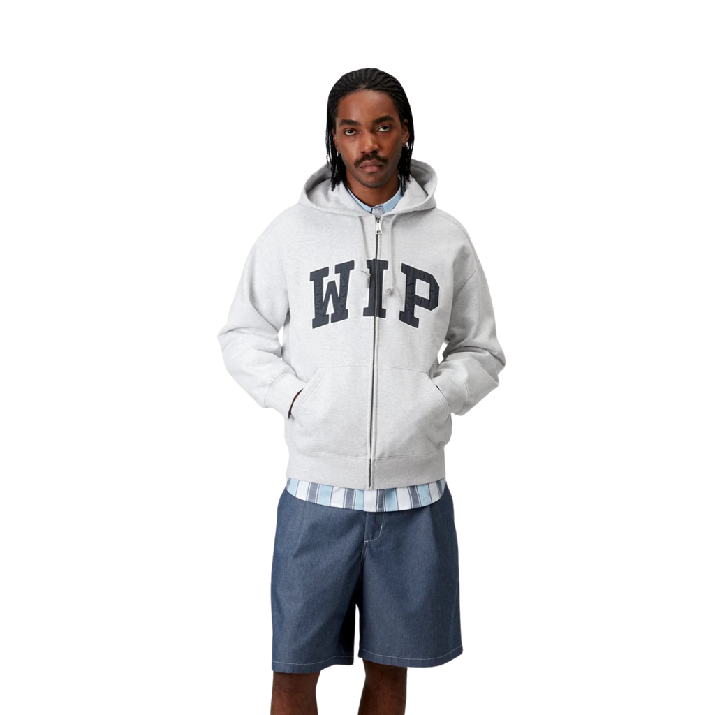 Carhartt WIP Hooded WIP Sweat Jacket - Ash Heather