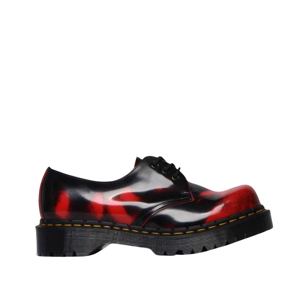 Dr. Martens 1461 Bex - Rub Off Lux Black/Burgundy