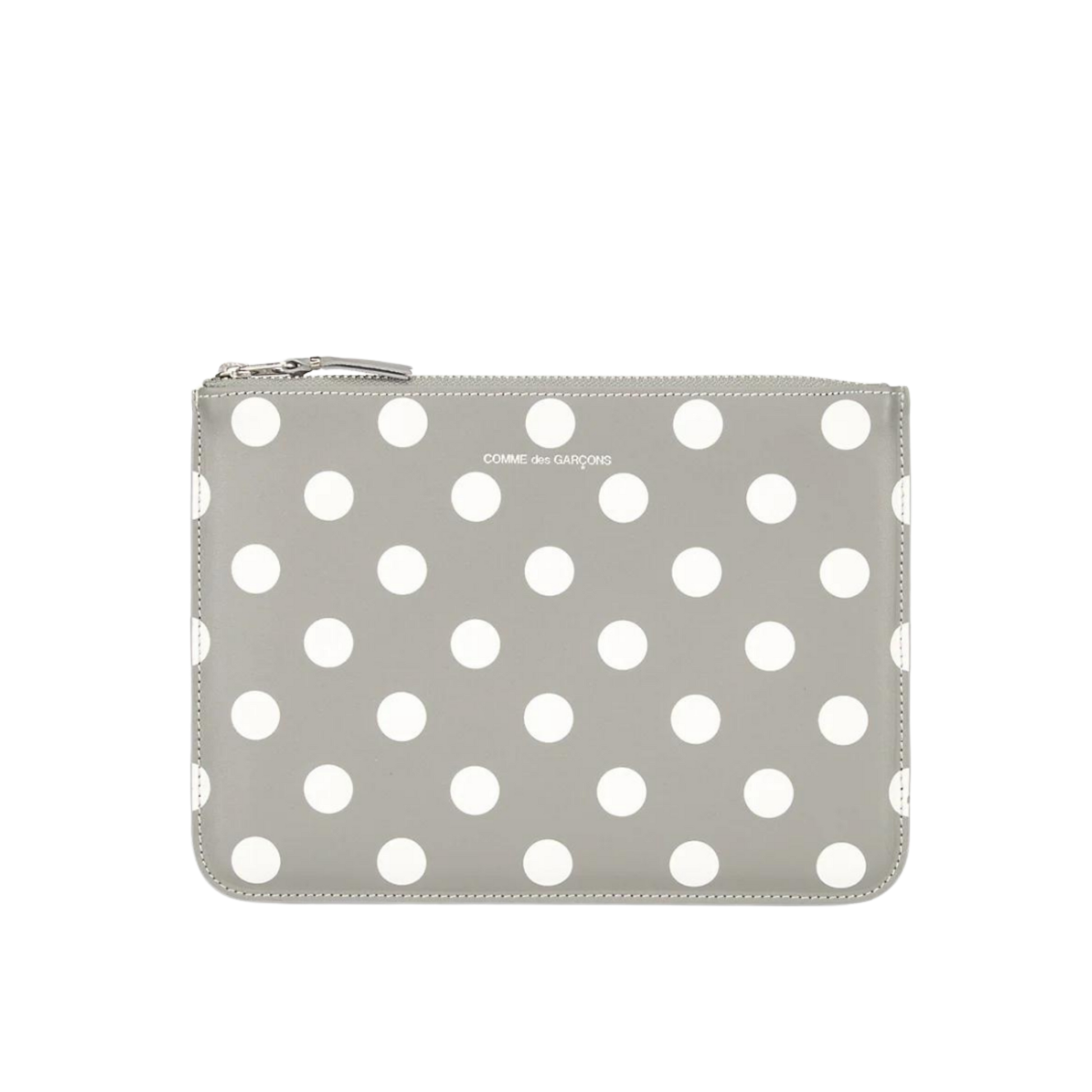 COMME des GARÇONS Polka Dot Large Clutch - Grey