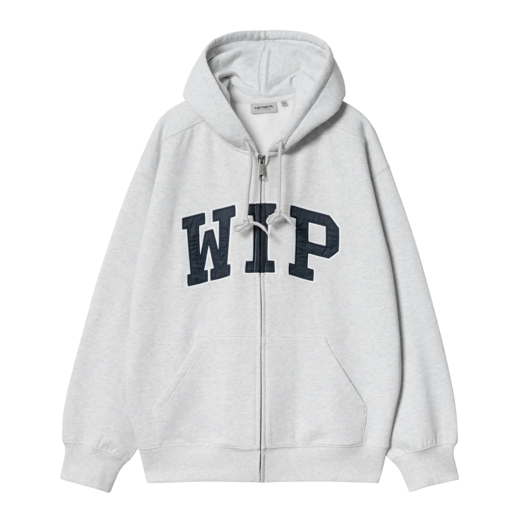 Carhartt WIP Hooded WIP Sweat Jacket - Ash Heather