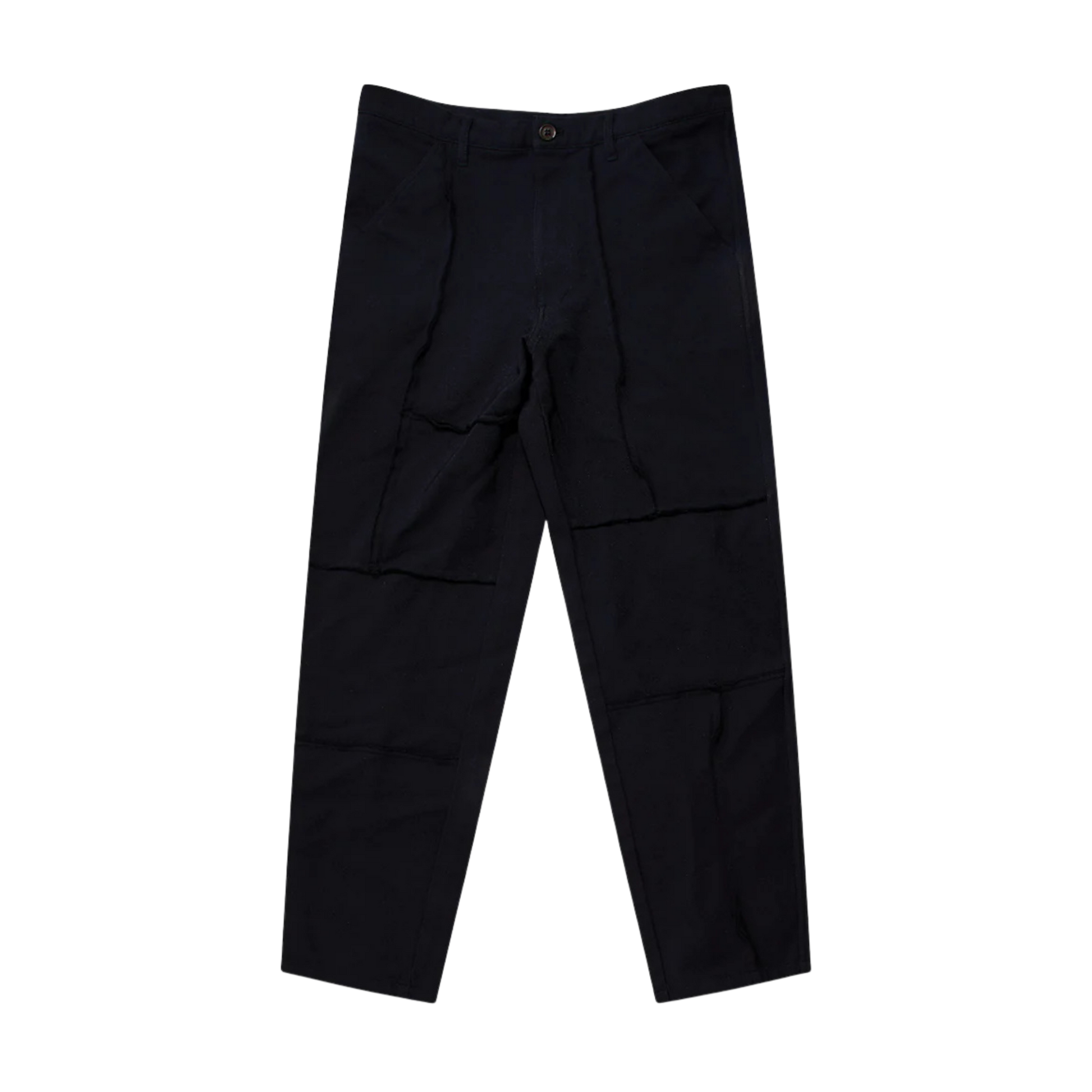 COMME des GARÇONS Shirt Raw Hem Trousers - Black