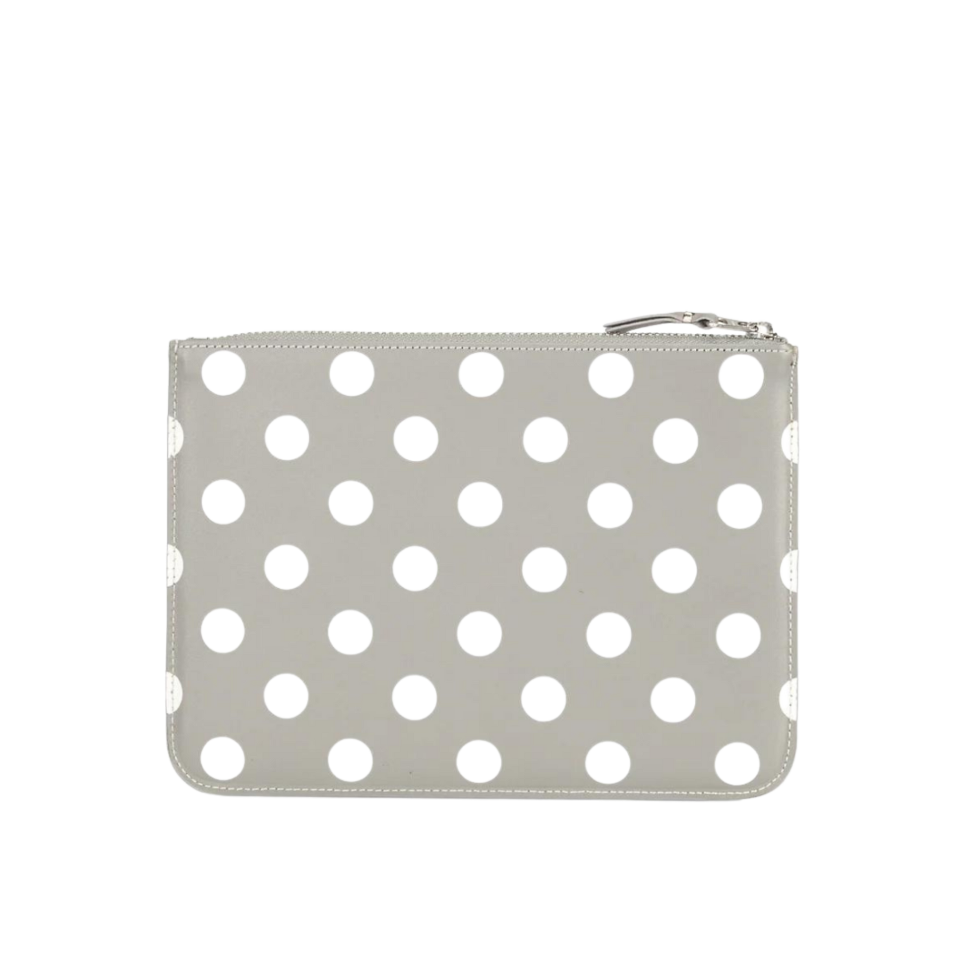 COMME des GARÇONS Polka Dot Large Clutch - Grey