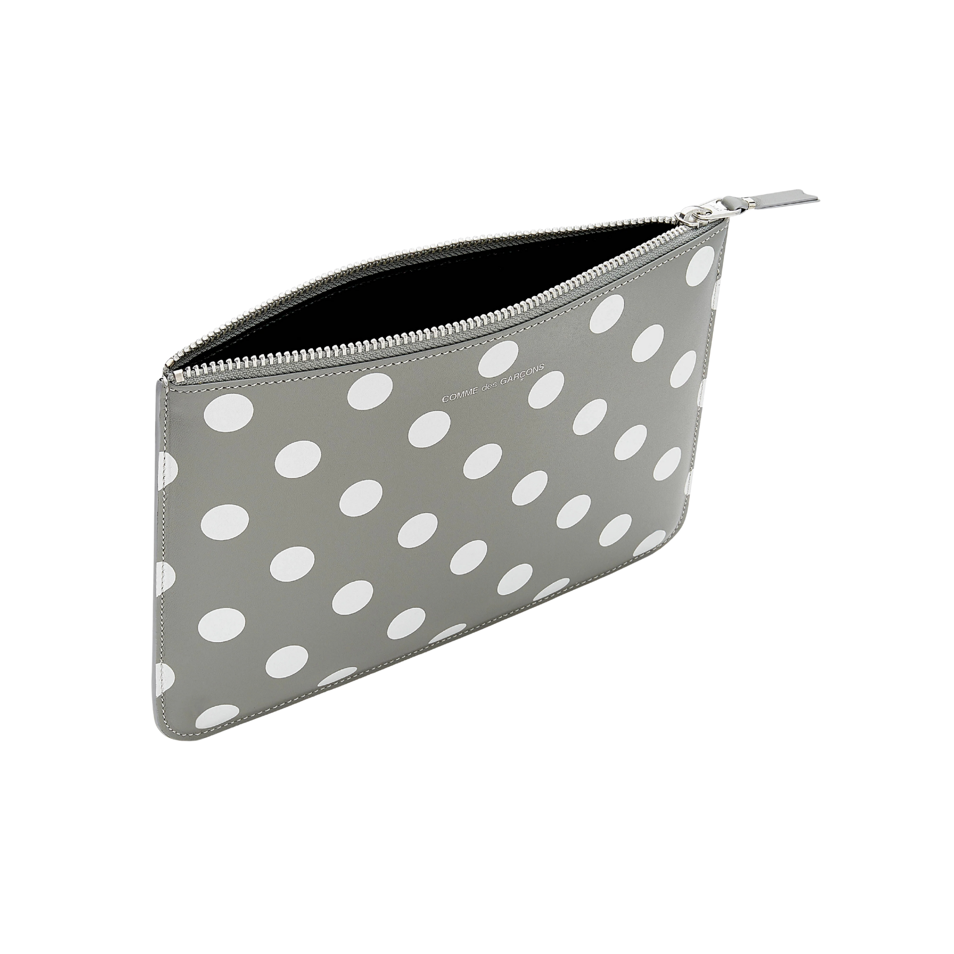 COMME des GARÇONS Polka Dot Large Clutch - Grey