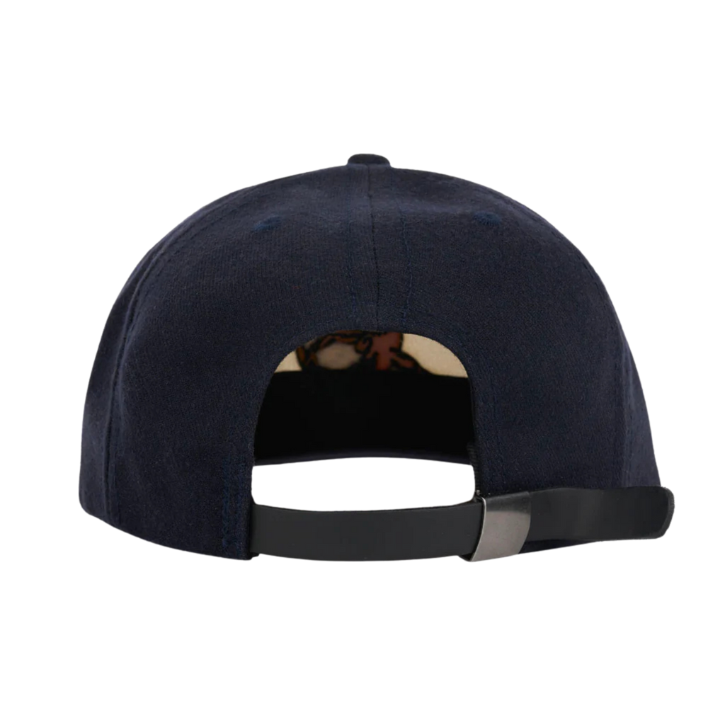 Brain Dead Waning Crescent Curved Front 6 Panel Hat - Navy Multi