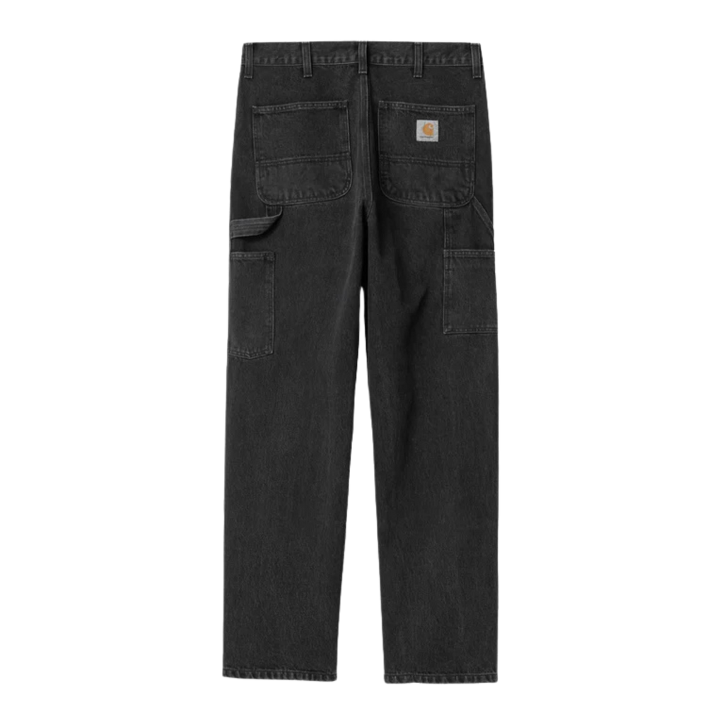 Carhartt WIP Double Knee Pant Denim - Black/Stone Washed