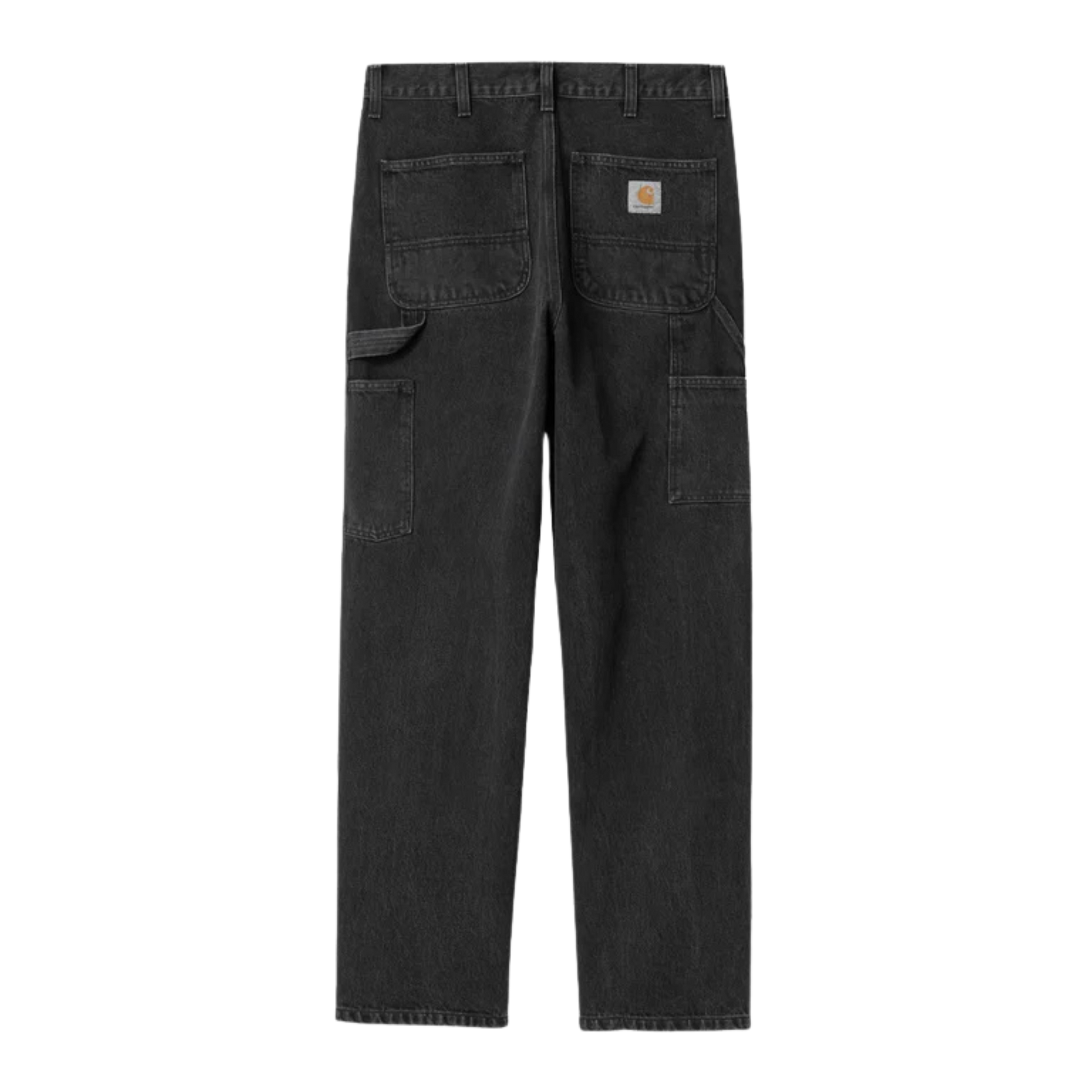 Carhartt WIP Double Knee Pant Denim - Black/Stone Washed