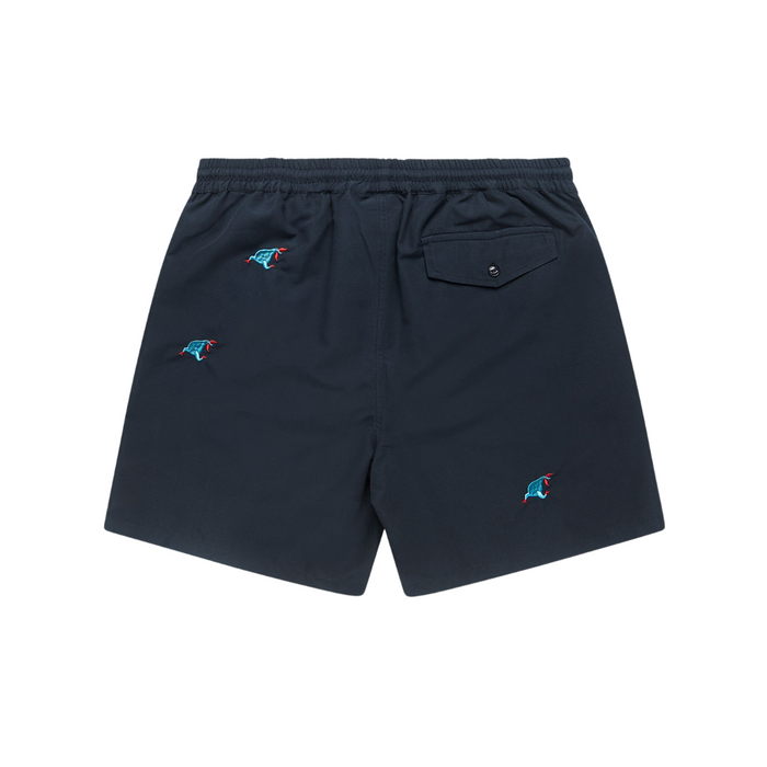 Parra Running Pear Swim Shorts - Navy Blue