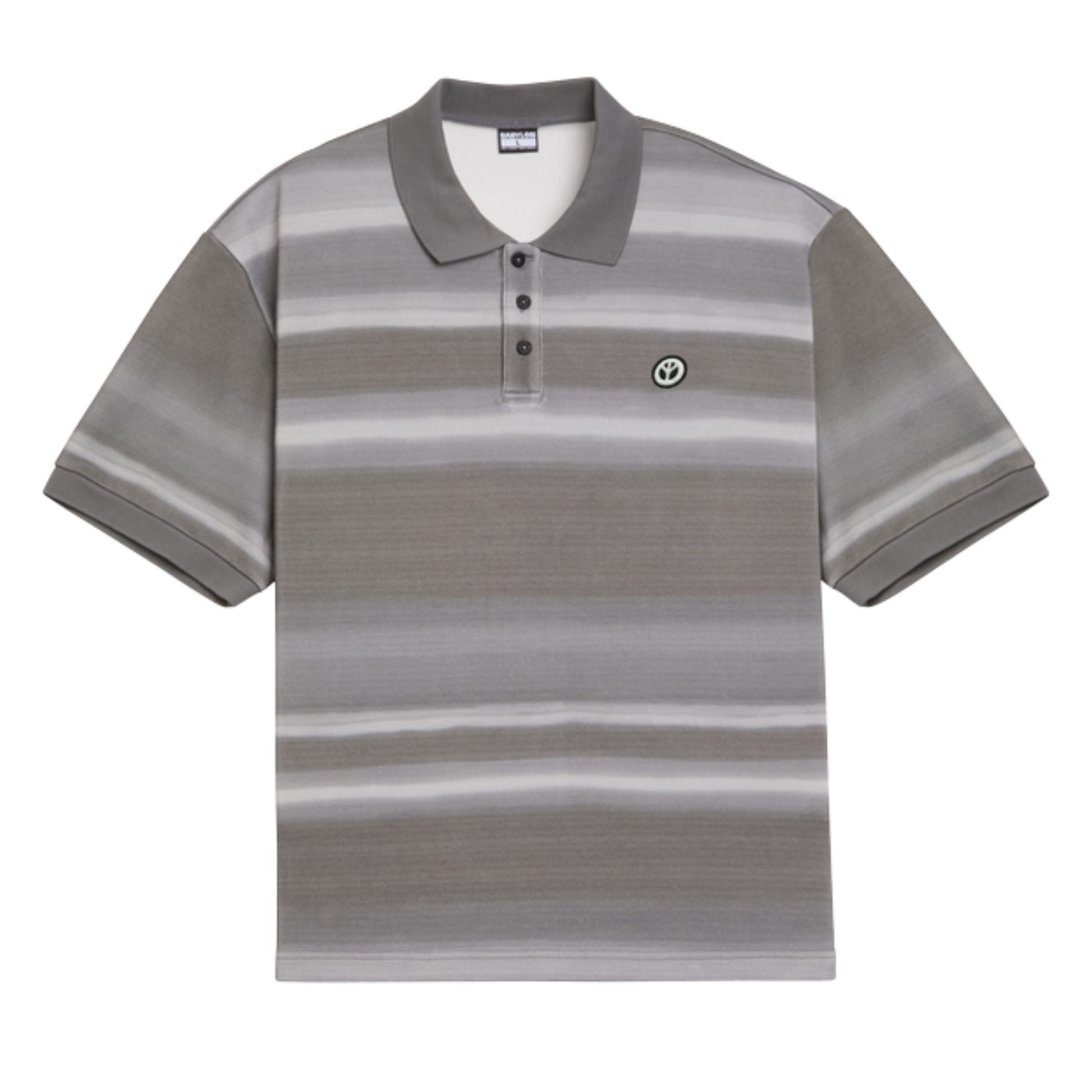 Babylon SS Knit Polo - Jet Black Multi