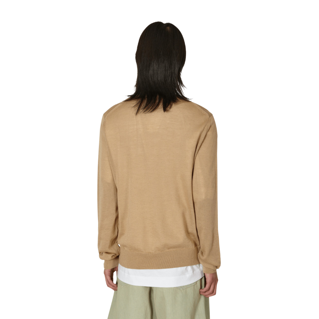 COMME des GARÇONS Shirt x Brett Westfall Knit Mushroom Sweater - Beige