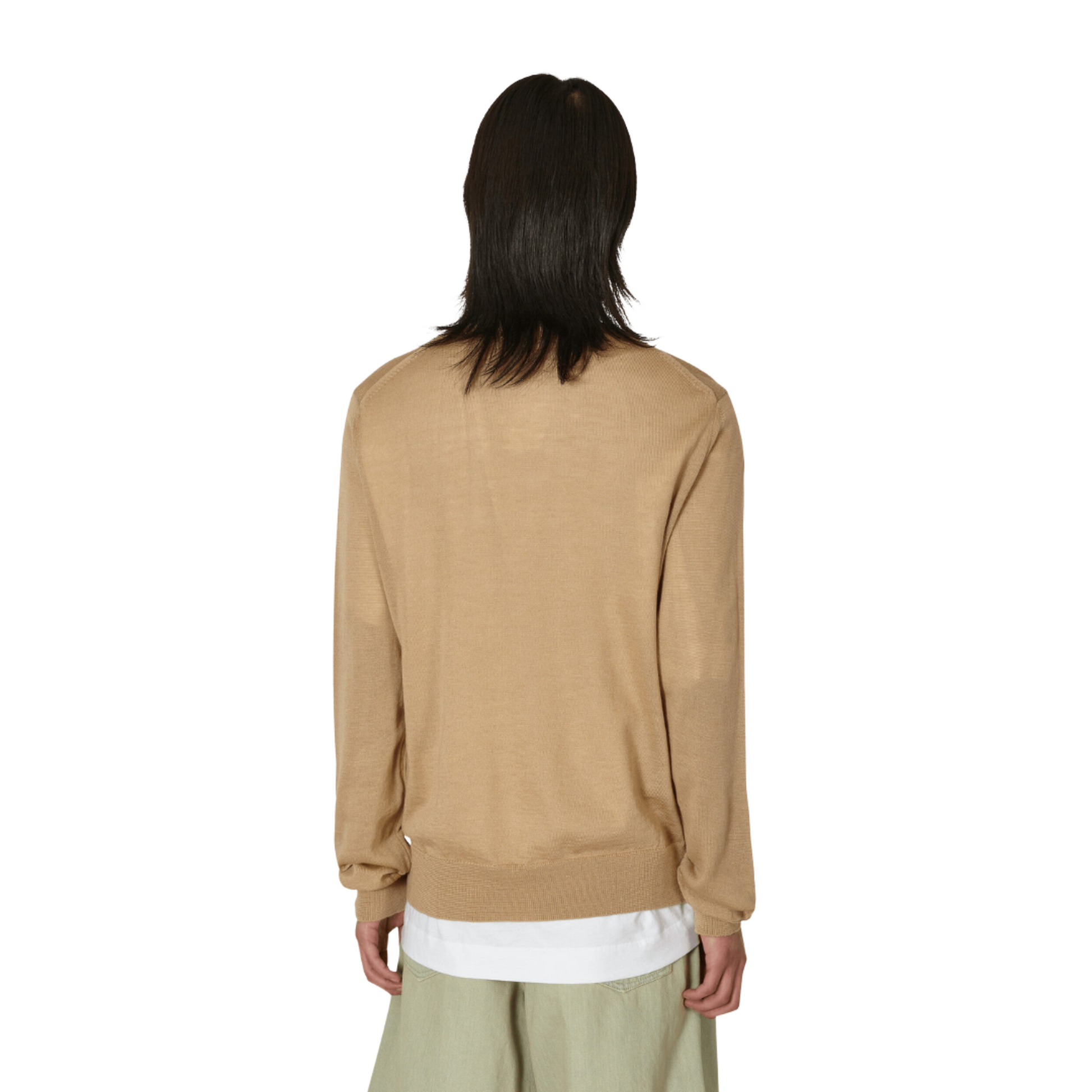 COMME des GARÇONS Shirt x Brett Westfall Knit Mushroom Sweater - Beige