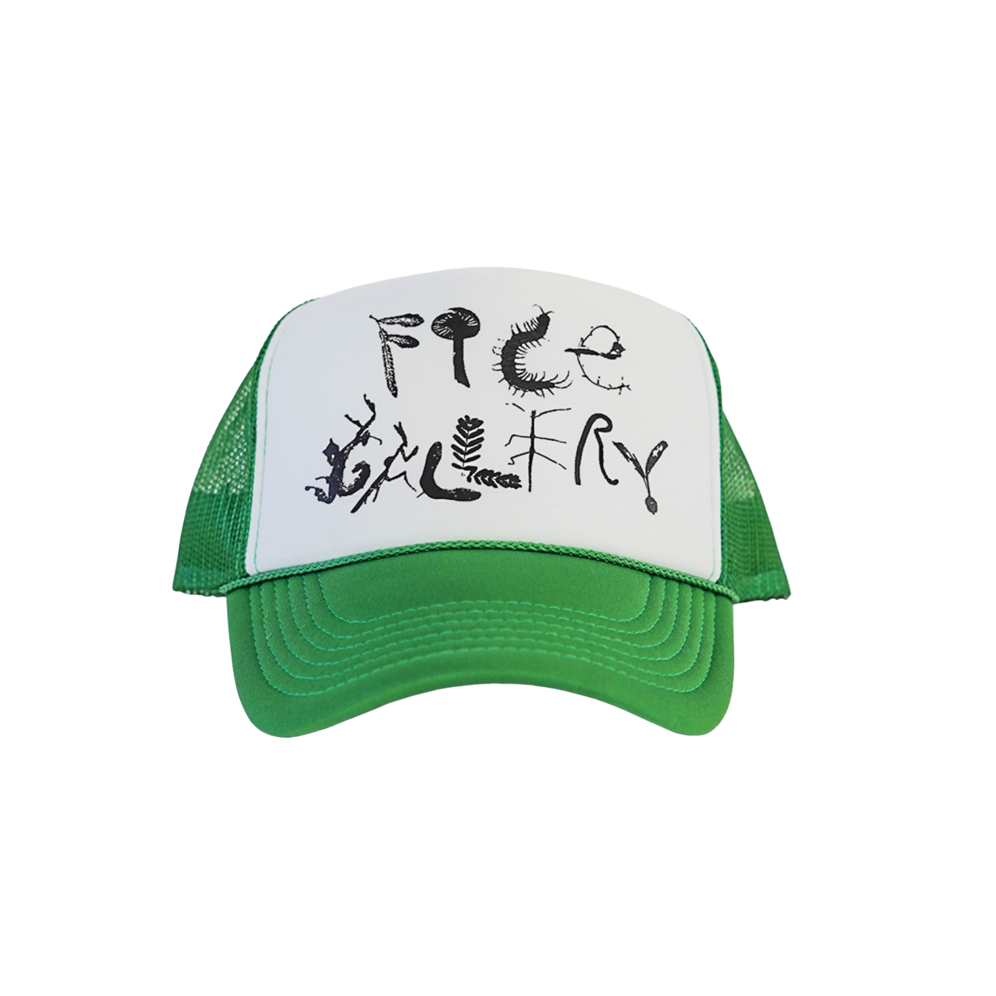 FICE Nature Walk Trucker Cap - Kelly Green/White/Black