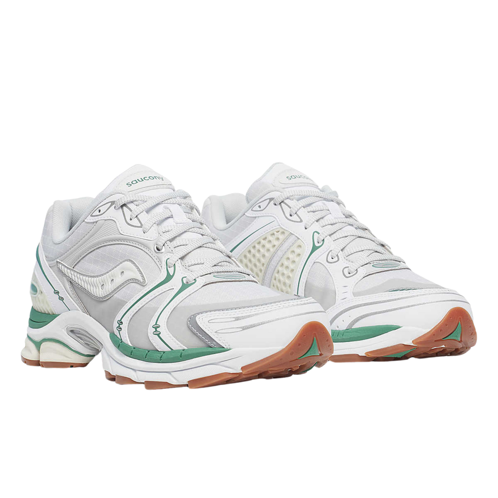 Men's Saucony ProGrid Triumph 4 - Light Tan/Green