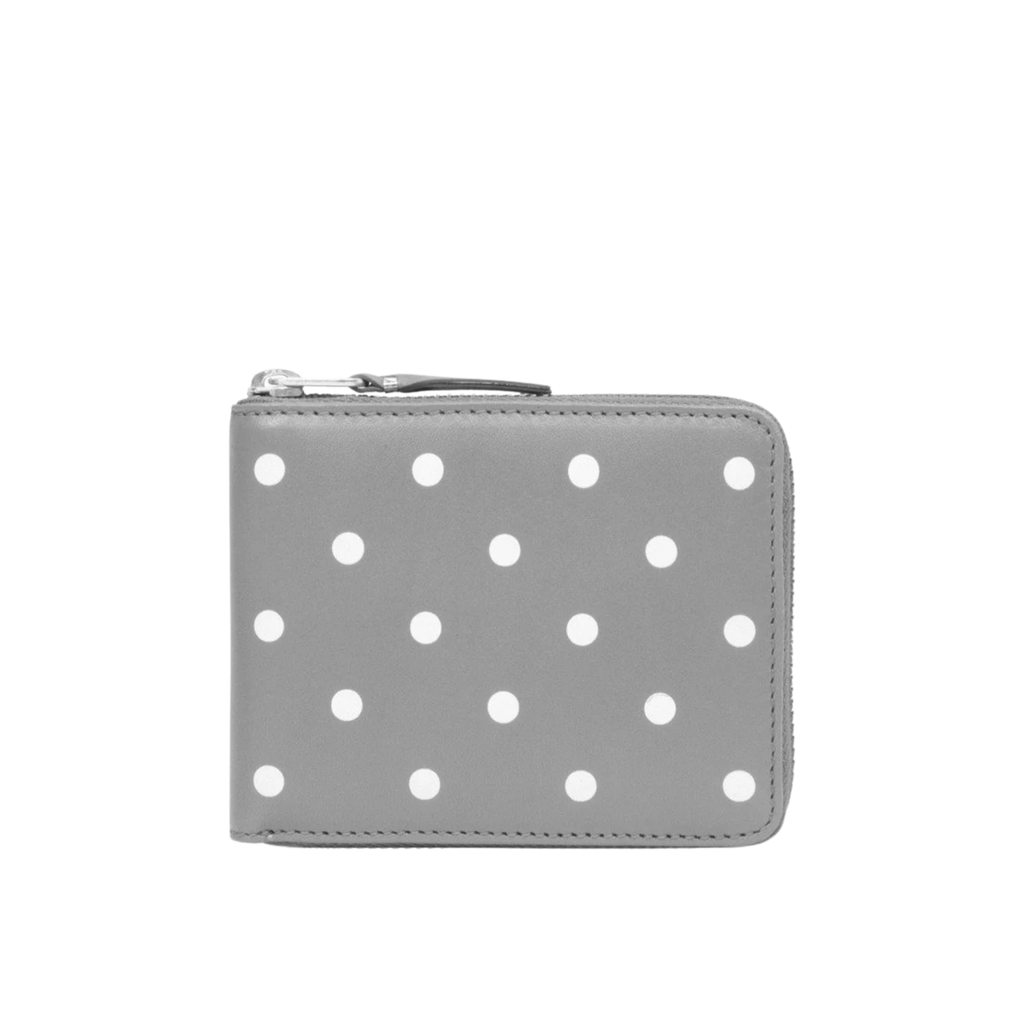 COMME des GARÇONS WALLETS Polka Dots Printed Wallet - Grey