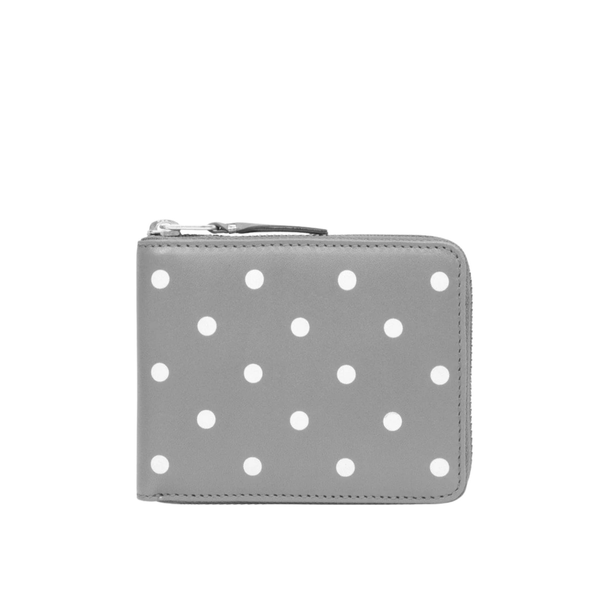 COMME des GARÇONS WALLETS Polka Dots Printed Wallet - Grey