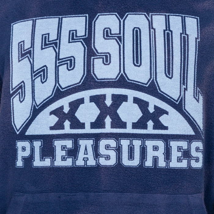 Pleasures 53X Inside Out Hoodie - Navy