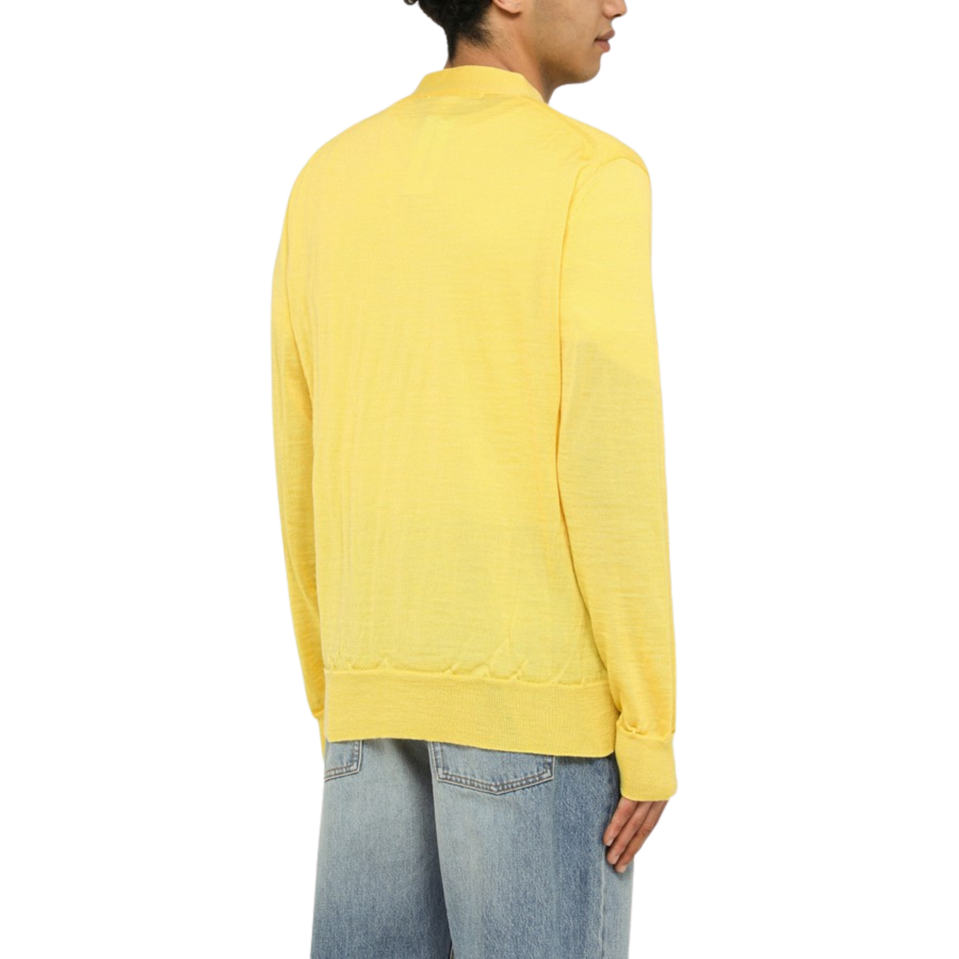 COMME des GARCONS Shirt x BE@RBRICK Knitted Cardigan - Yellow