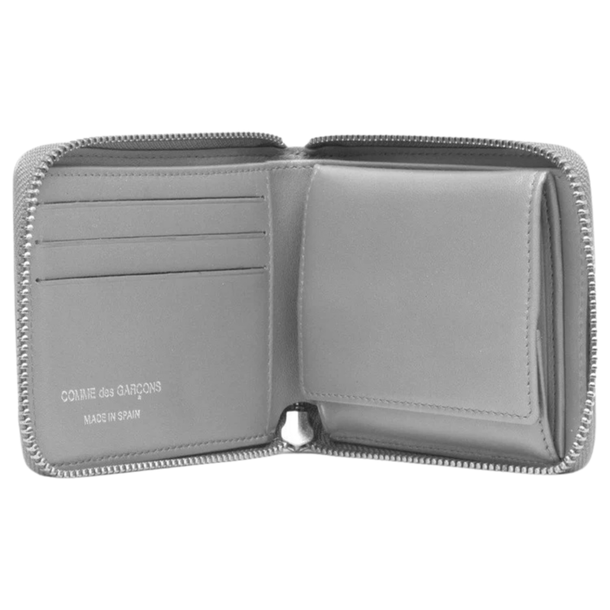 COMME des GARÇONS WALLETS Polka Dots Printed Wallet - Grey