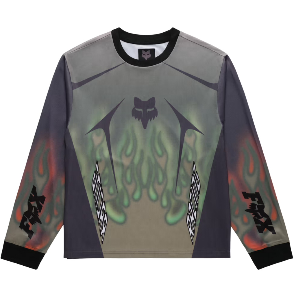 FOX LAB Inferno Jersey - Olive Green