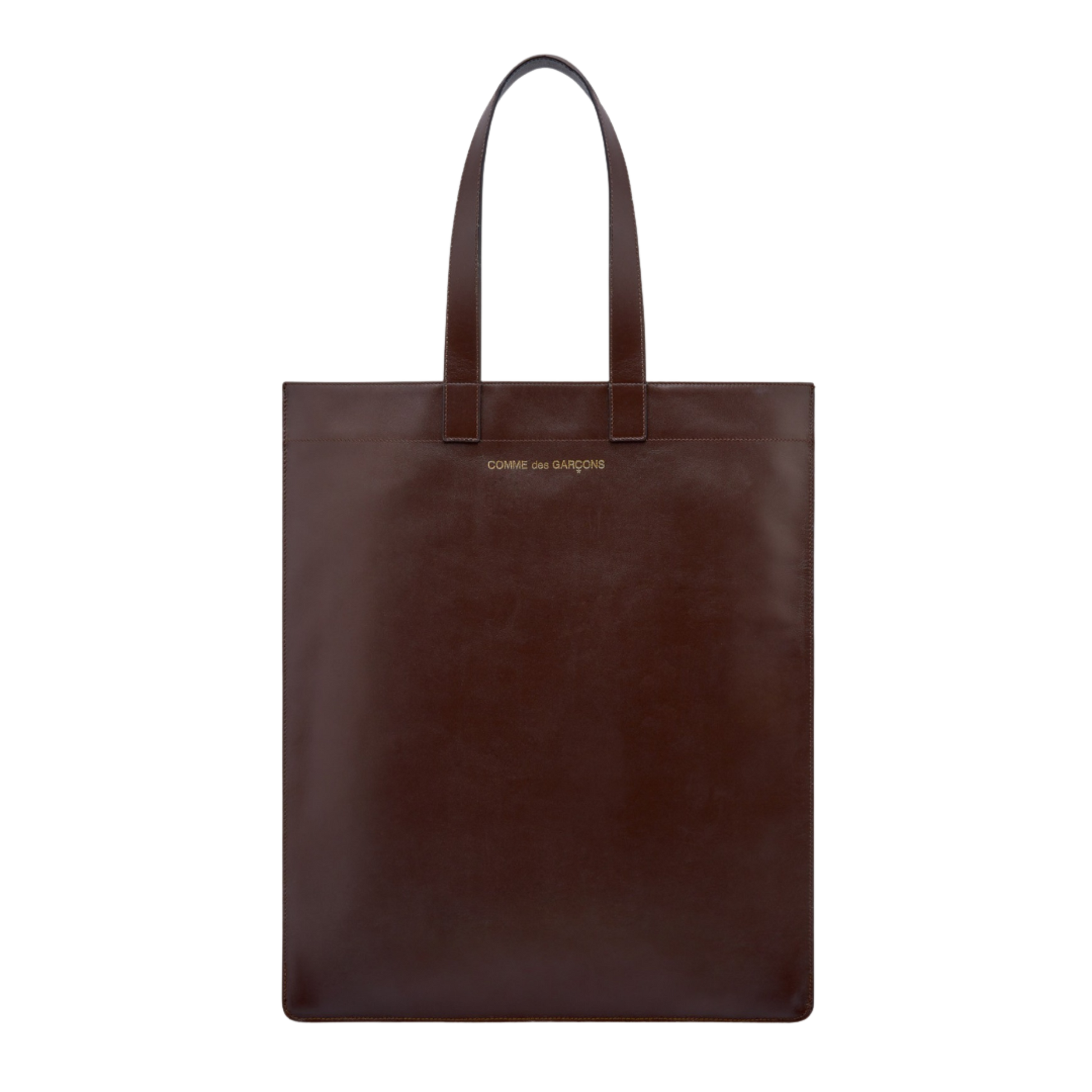 COMME des GARÇONS WALLETS Large Shopper Tote Bag - Brown