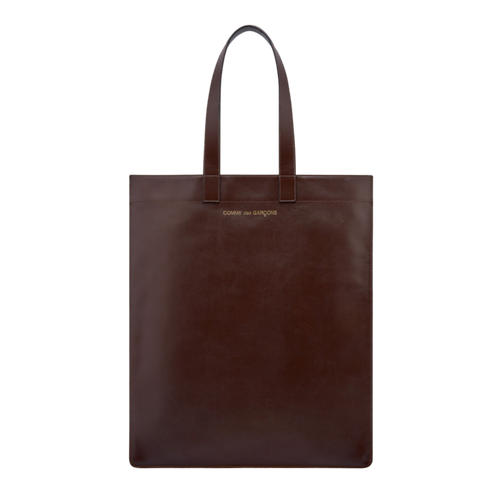 COMME des GARÇONS WALLETS Large Shopper Tote Bag - Brown