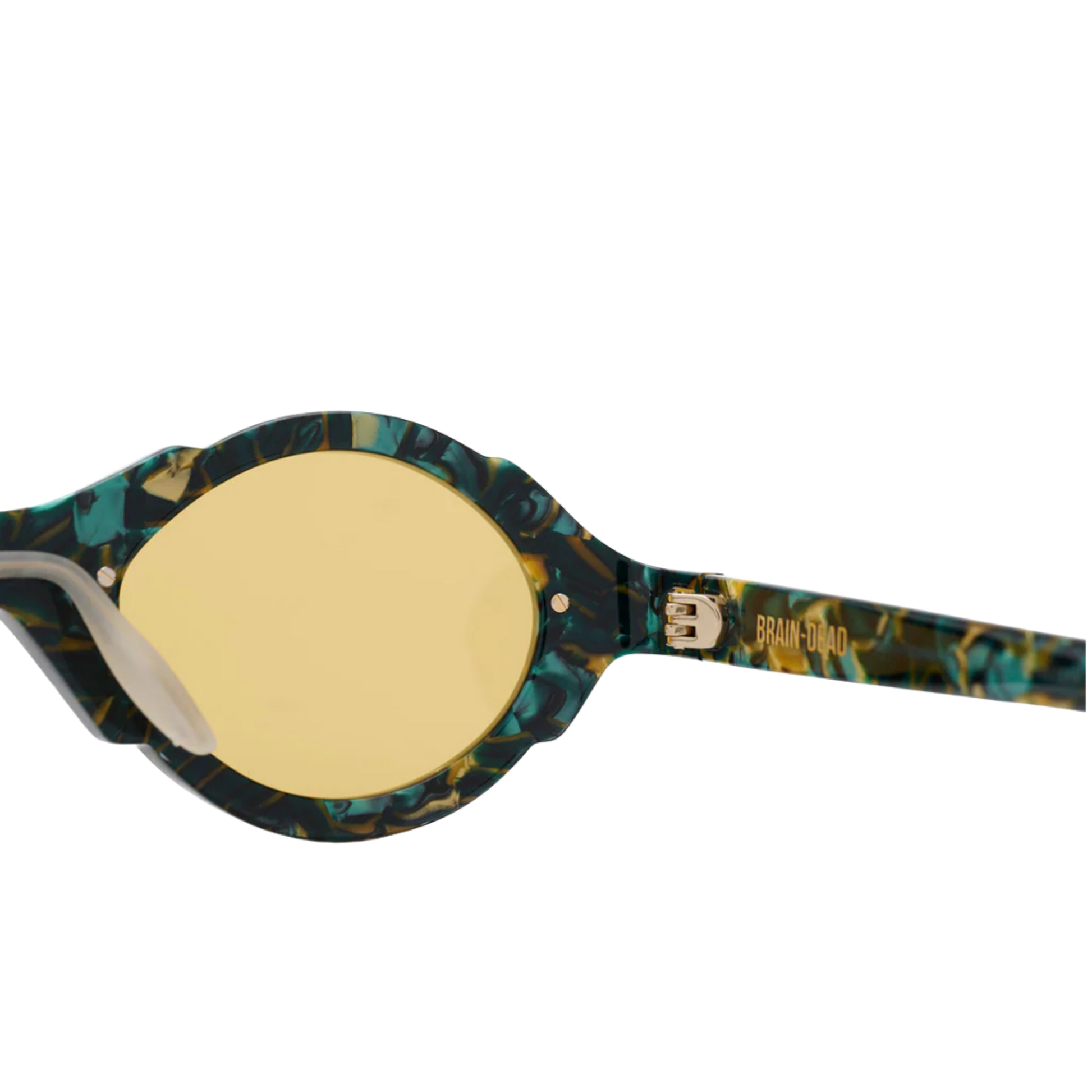 Brain Dead Mutant Post Modern Primitive Eye Protection - Green Granite