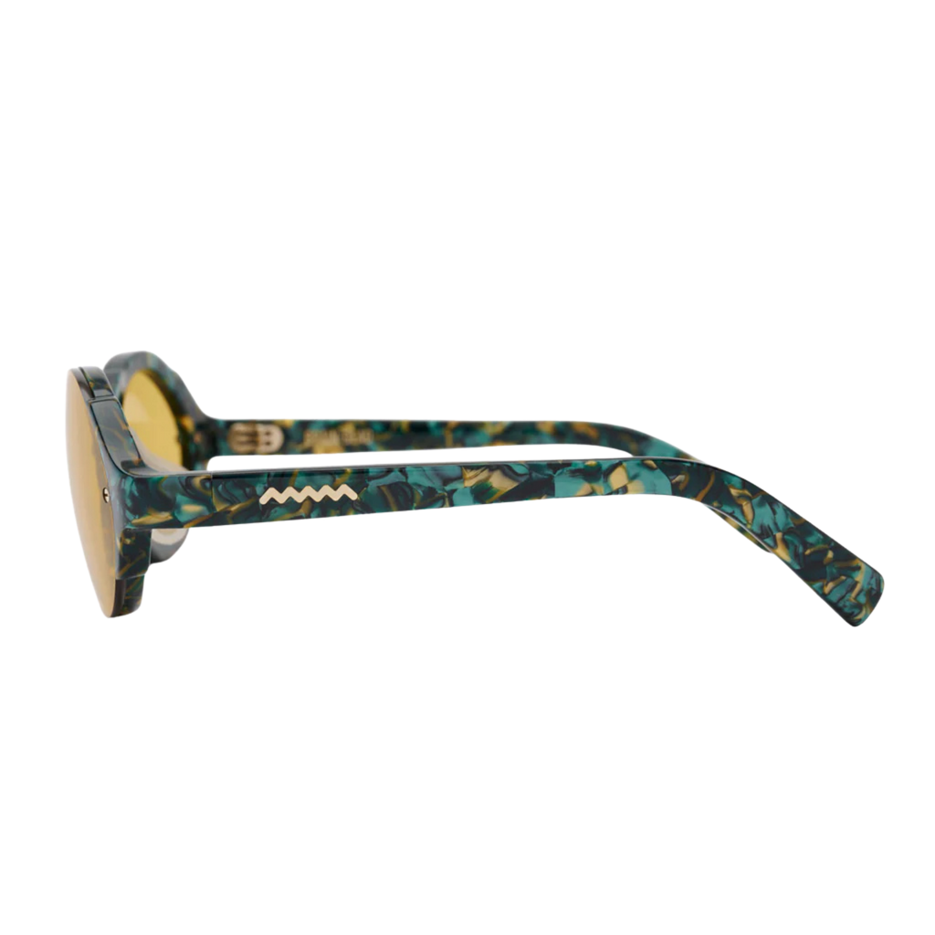 Brain Dead Mutant Post Modern Primitive Eye Protection - Green Granite
