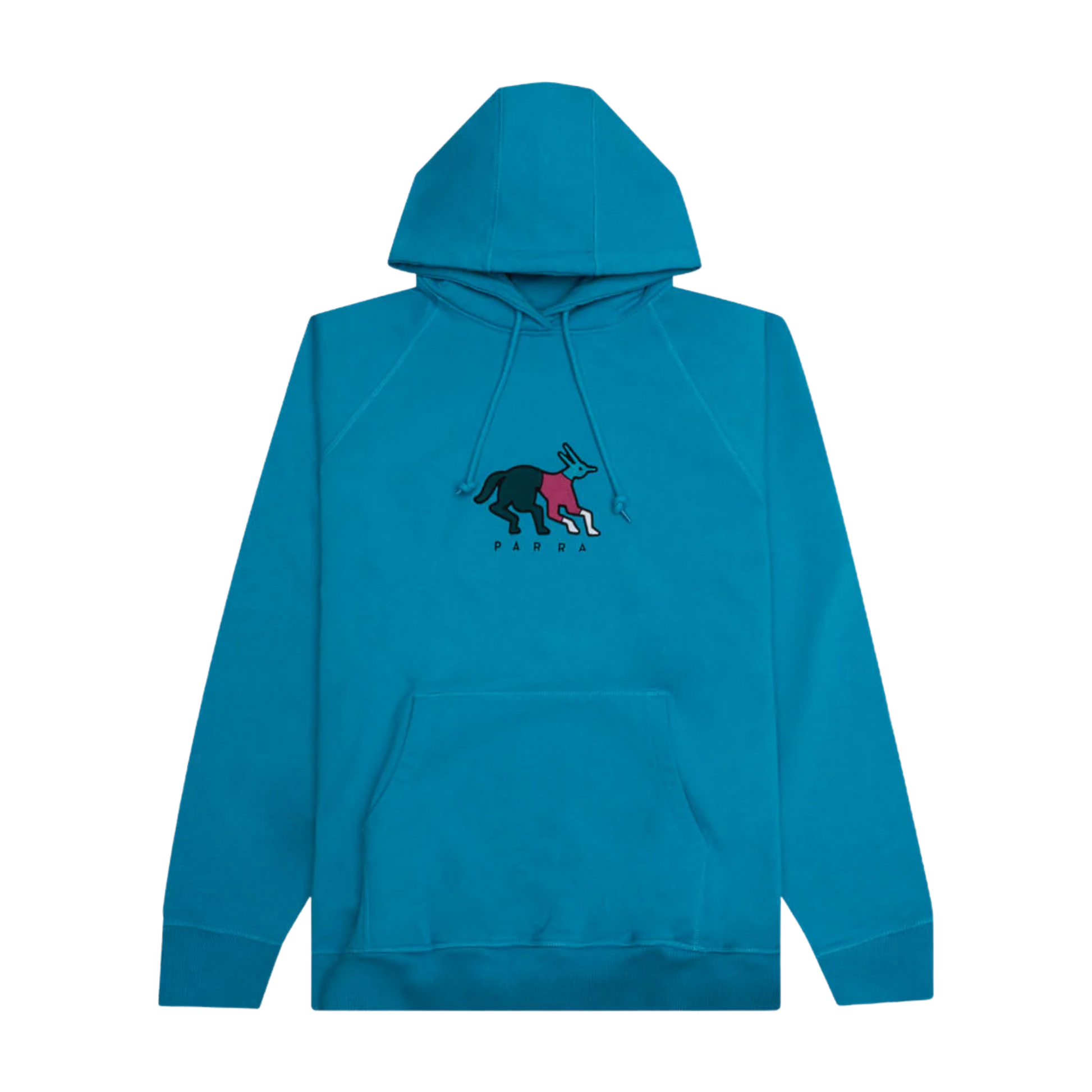 Parra Anxious Dog Hooded Sweatshirt - Greek Blue