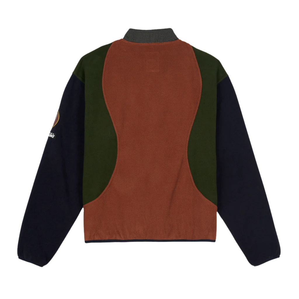 Brain Dead Equipment Ripstop Pullover Fleece Jacket - Navy