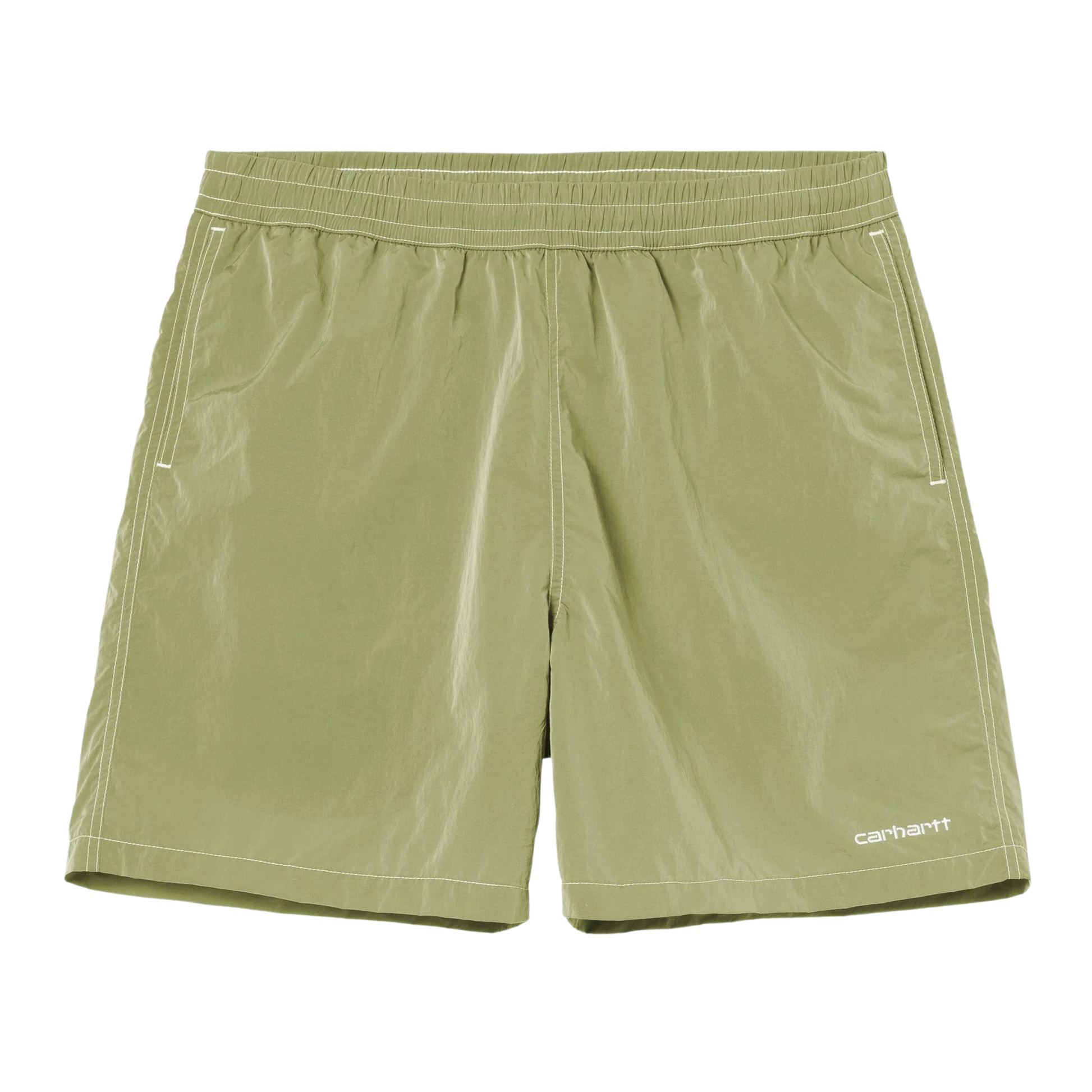 Carhartt WIP Canby Swim Trunks - Gentle Green/White