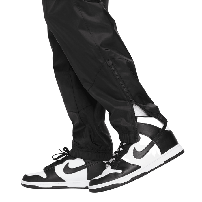 Men's Nike Windrunner Woven Lined Pants - Black/Black/White