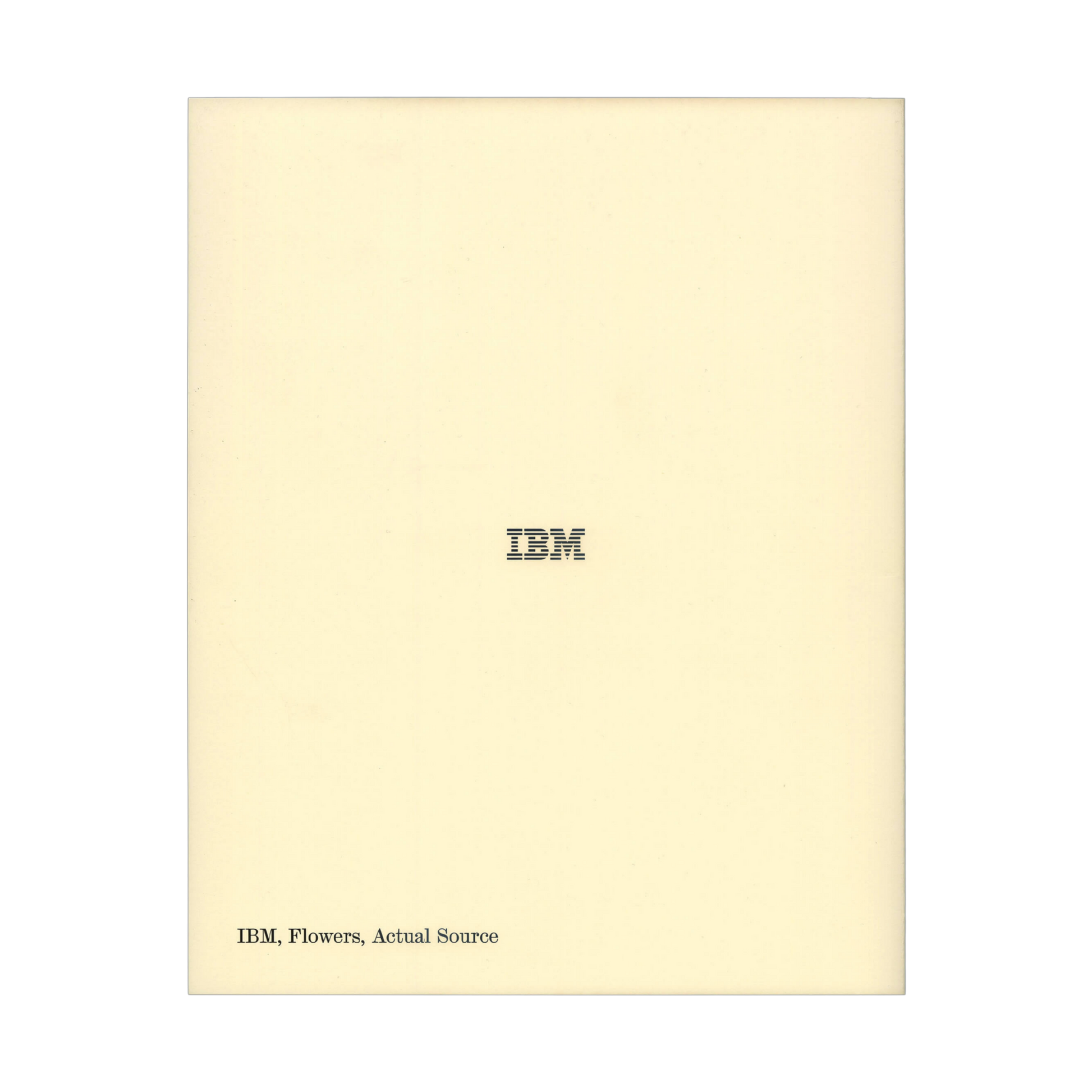 IBM Research Actual Source