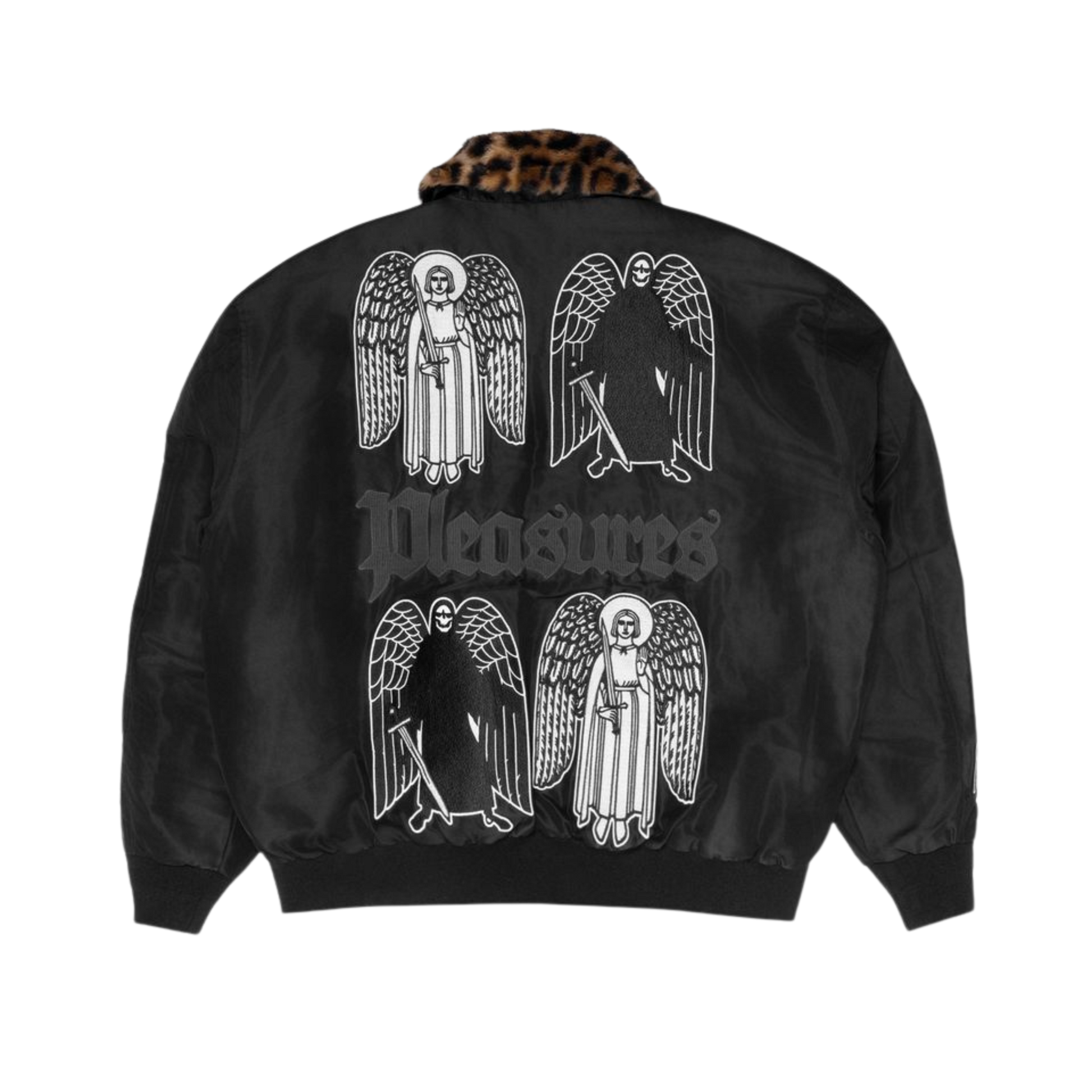 Pleasures Angel Demon Flight Jacket - Black