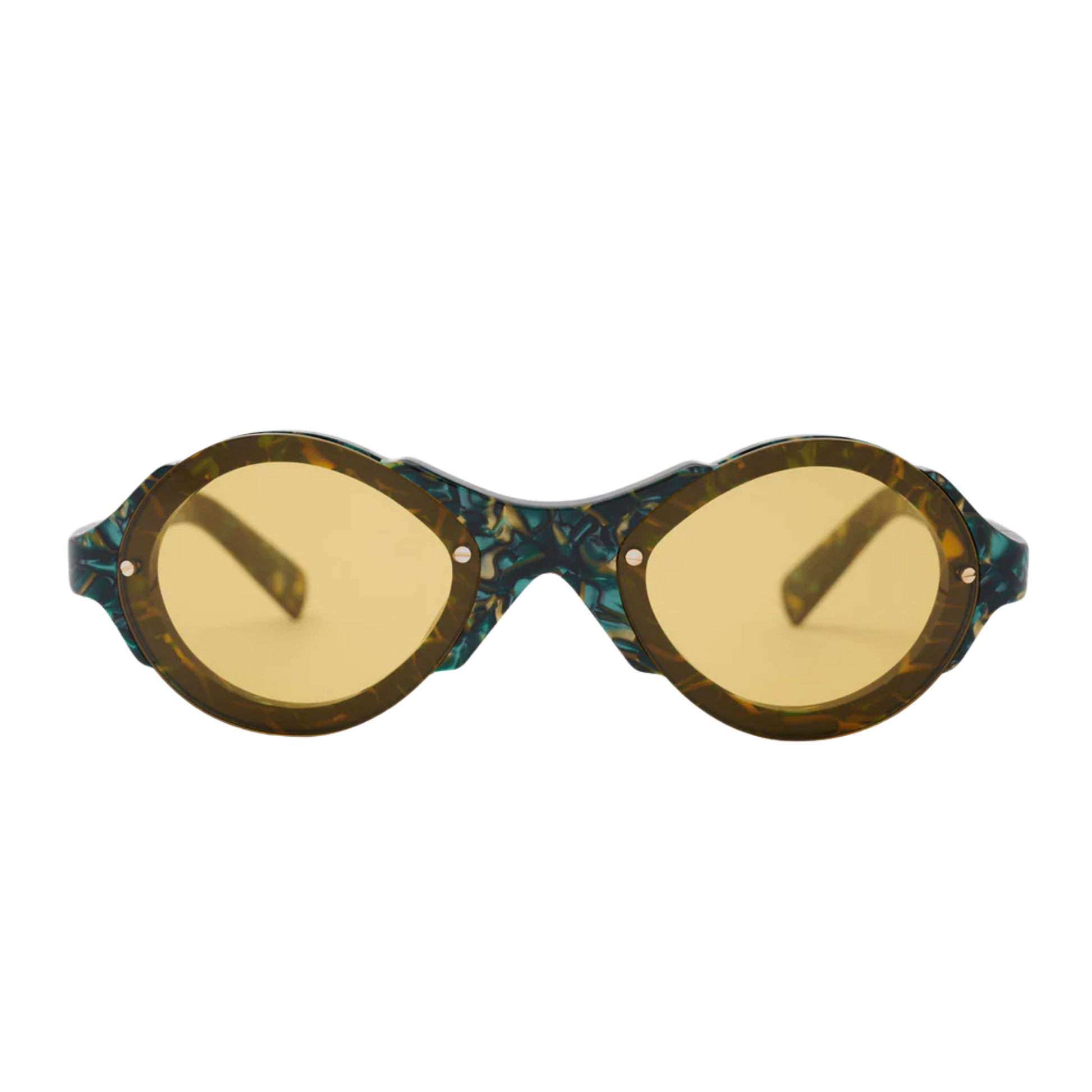 Brain Dead Mutant Post Modern Primitive Eye Protection - Green Granite