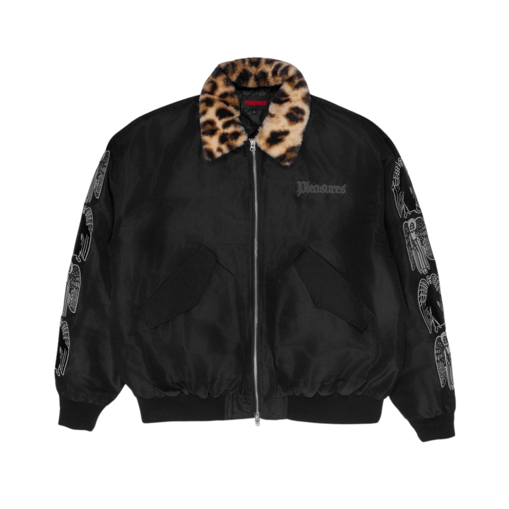 Pleasures Angel Demon Flight Jacket - Black
