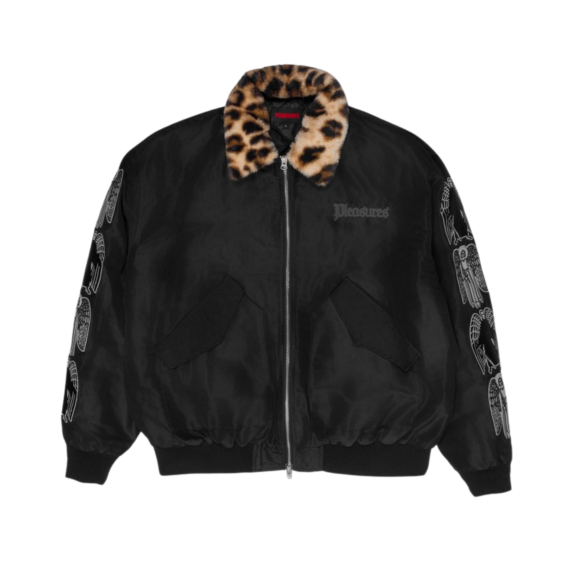 Pleasures Angel Demon Flight Jacket - Black