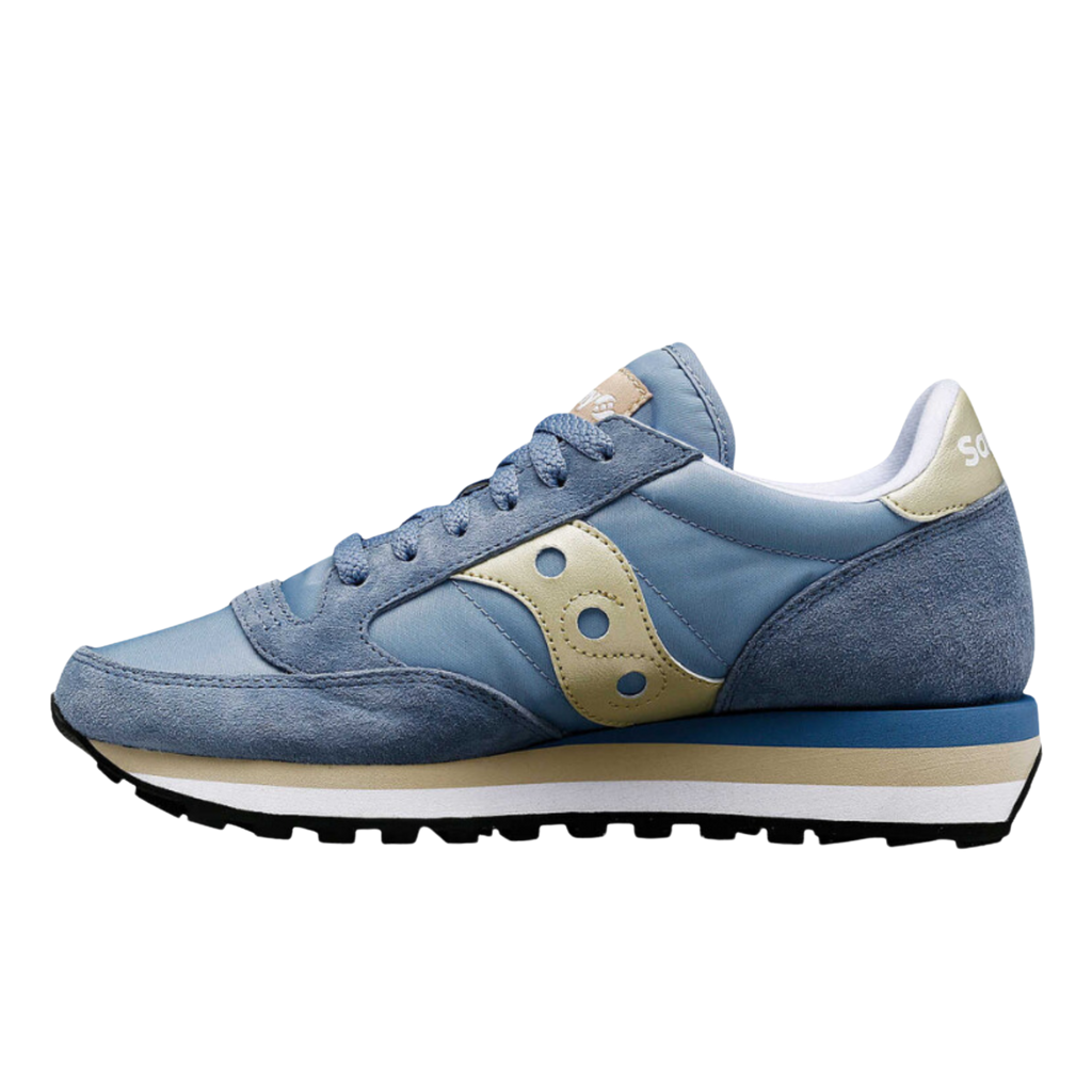 Women's Saucony Jazz Triple - Light Blue/Gold