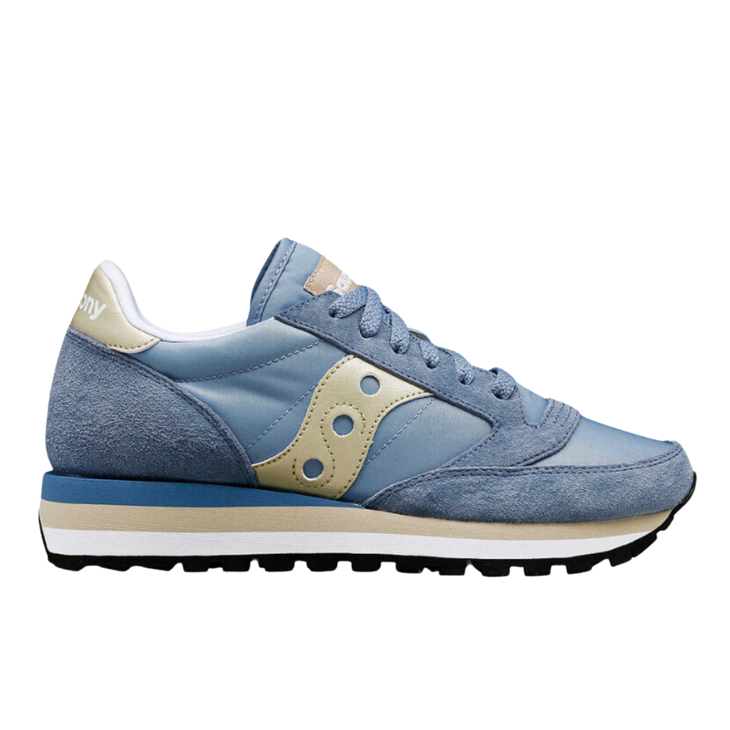 Women's Saucony Jazz Triple - Light Blue/Gold