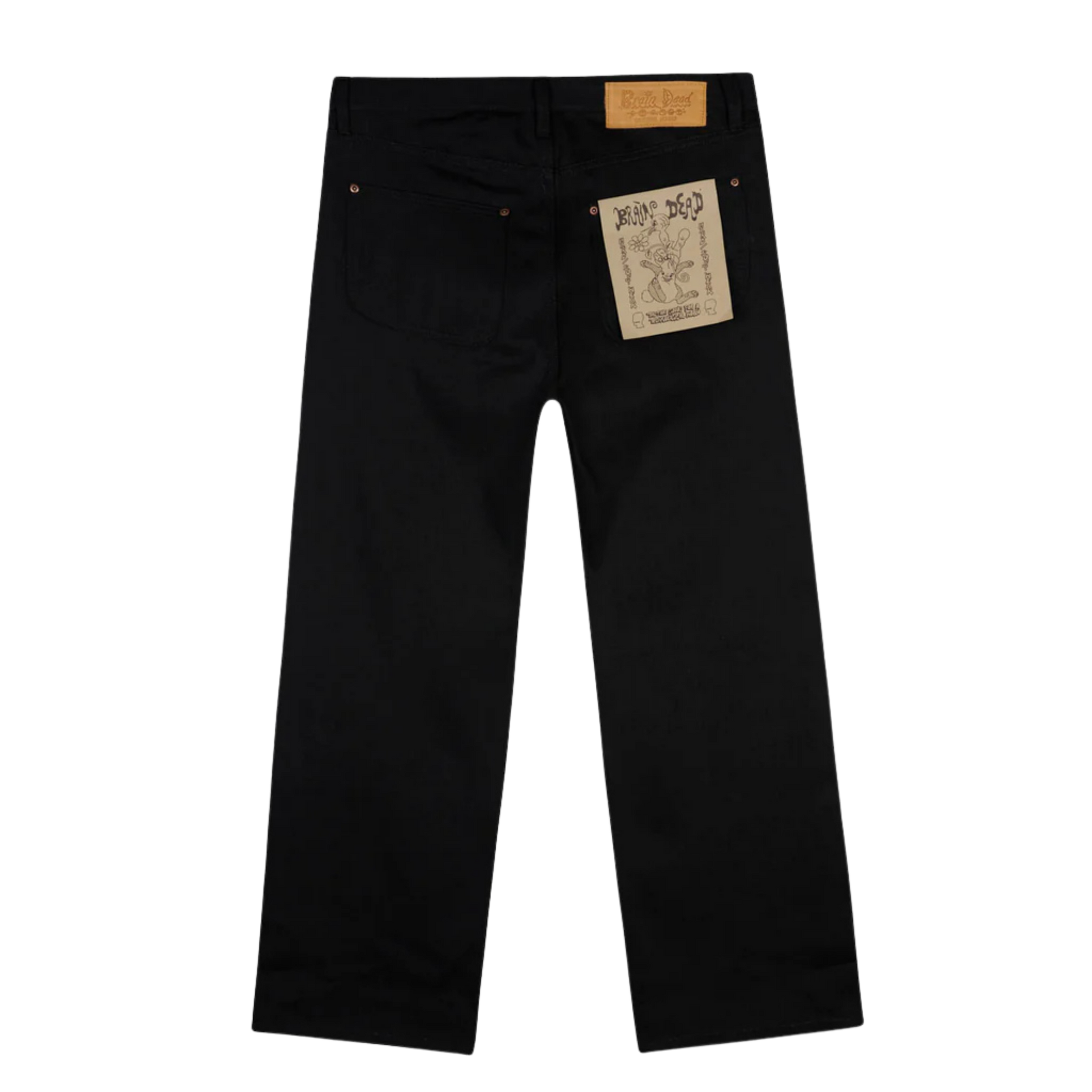 Brain Dead Type 00 13.2oz Selvedge Denim - Solid Black