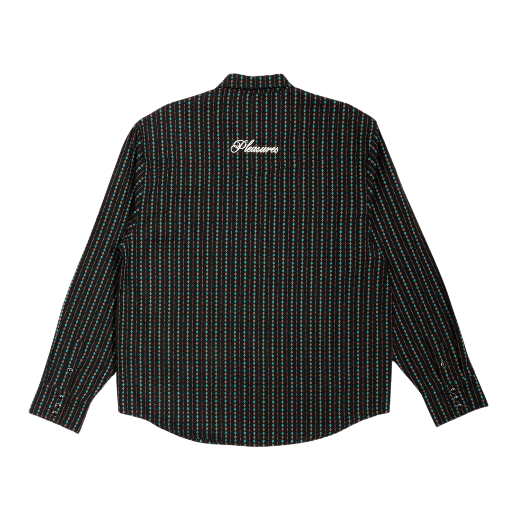 Pleasures Tribute Western Button Up - Black