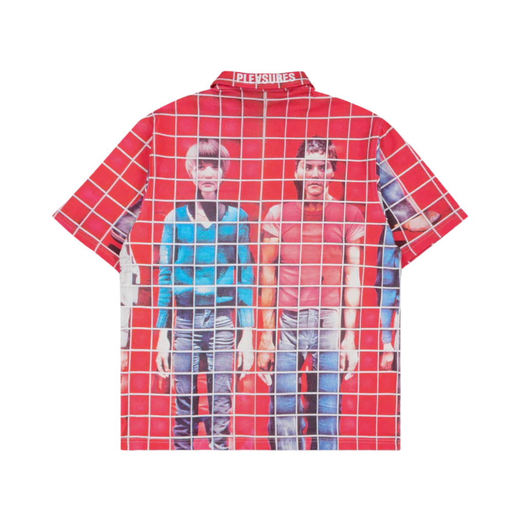Pleasures Food Button Up - Red