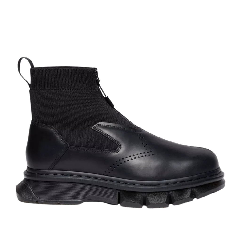 Dr. Martens 14XX QUBIST Zip Boot - Black Orleans Leather