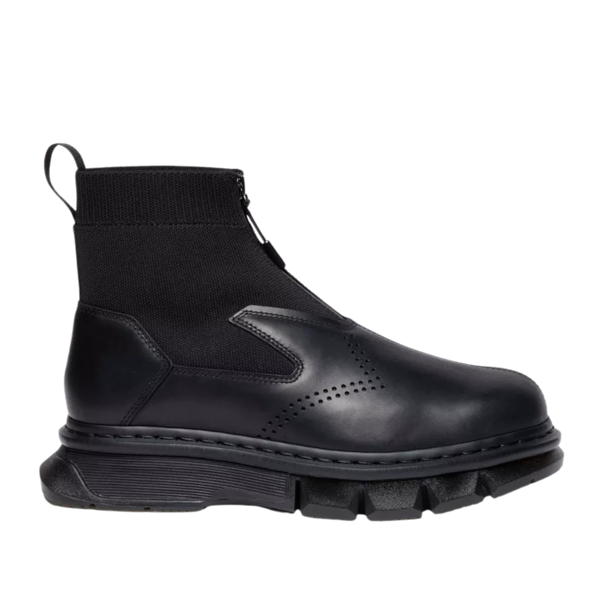 Dr. Martens 14XX QUBIST Zip Boot - Black Orleans Leather