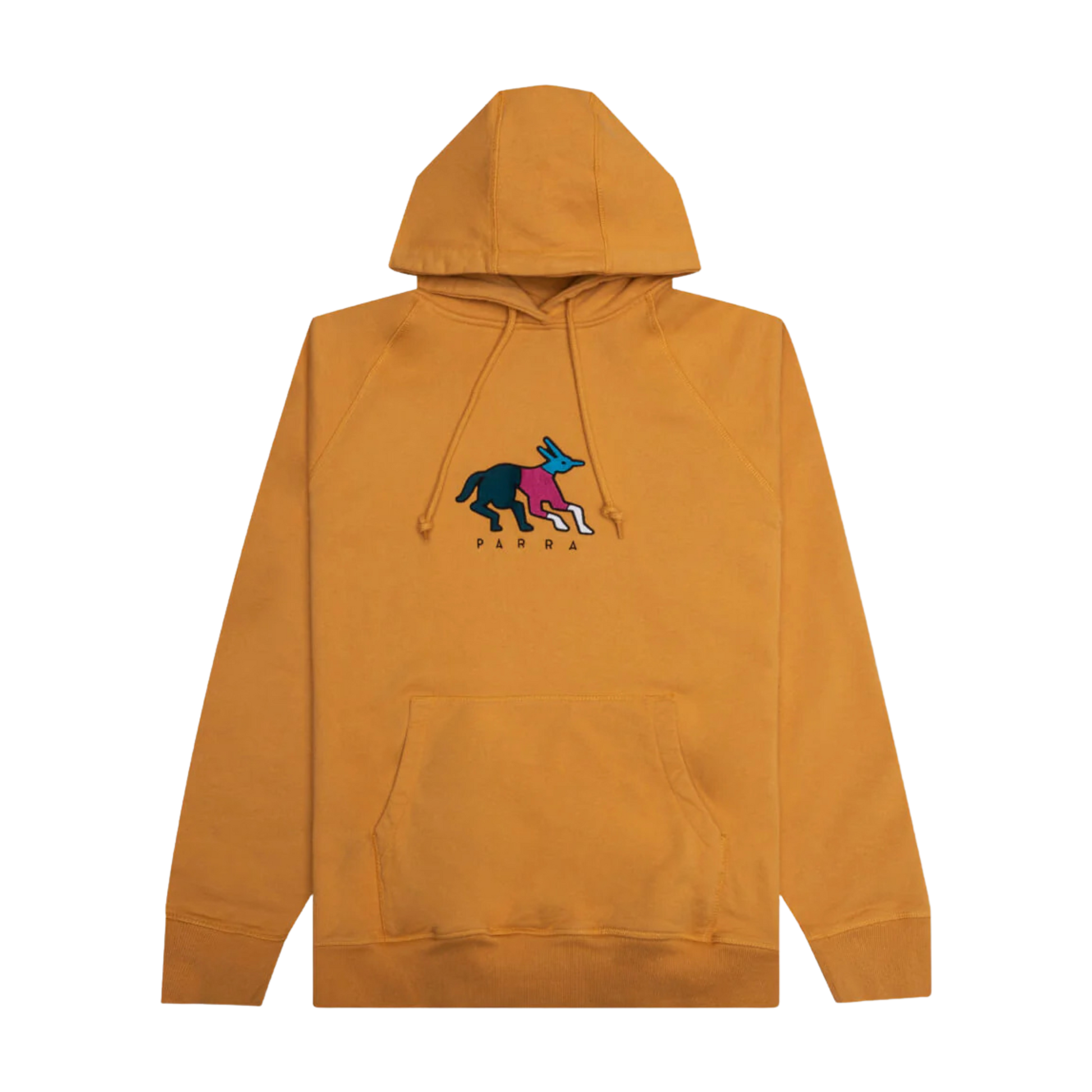 Parra Anxious Dog Hooded Sweatshirt - Gold Yellow