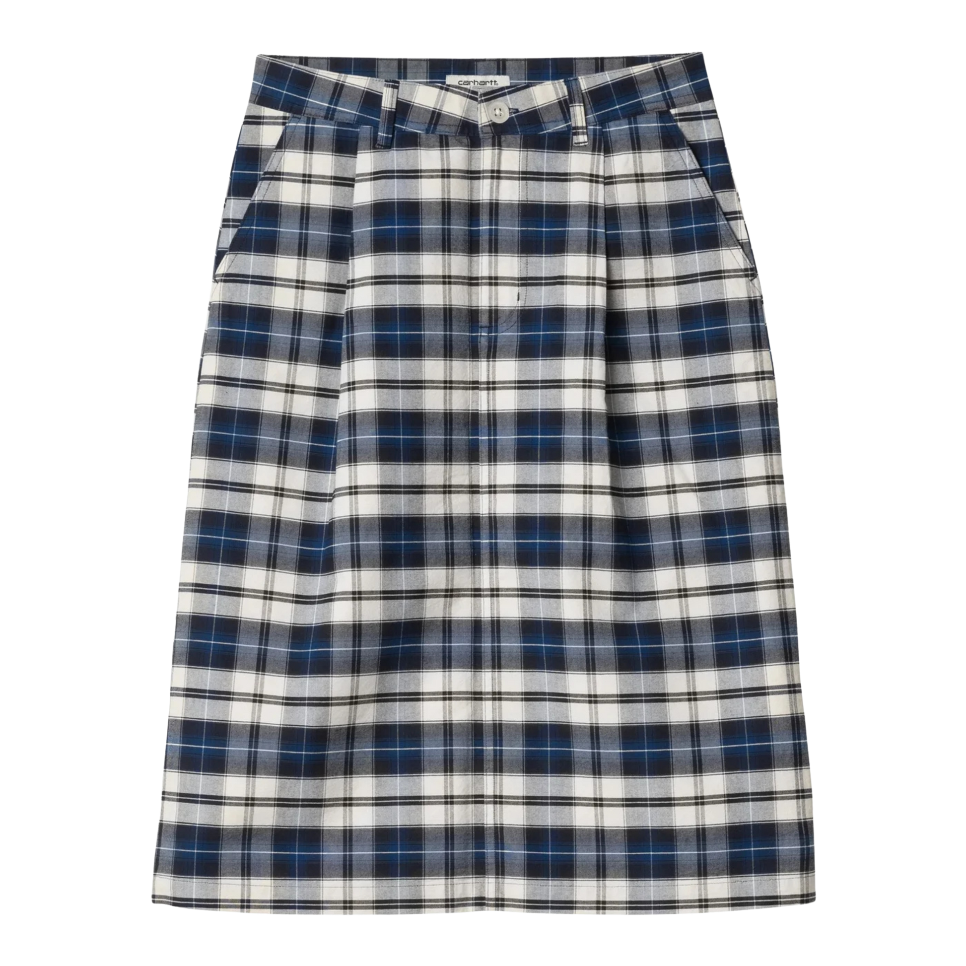 Women's Carhartt WIP Tarbell Skirt - Dark Navy/White