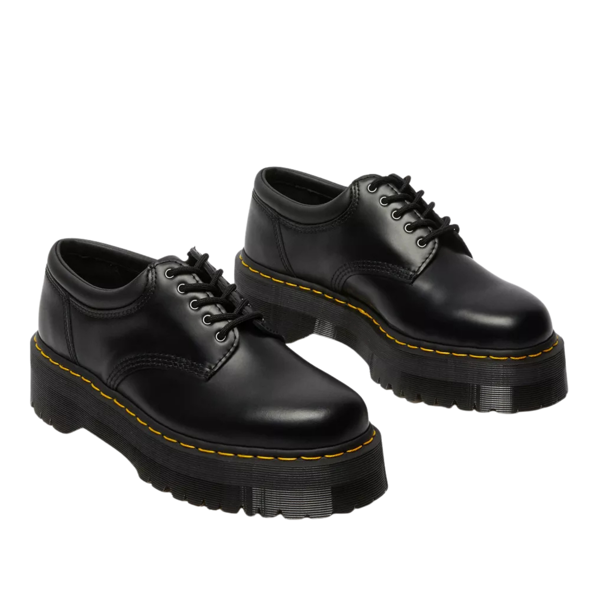 Dr. Martens 8053 Quad - Black Polished Smooth