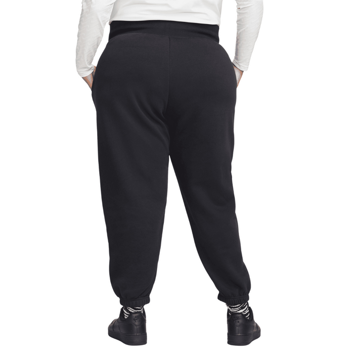Plus - Women's Nike Sportswear Phoenix Fleece Sweatpants - Black/Sail