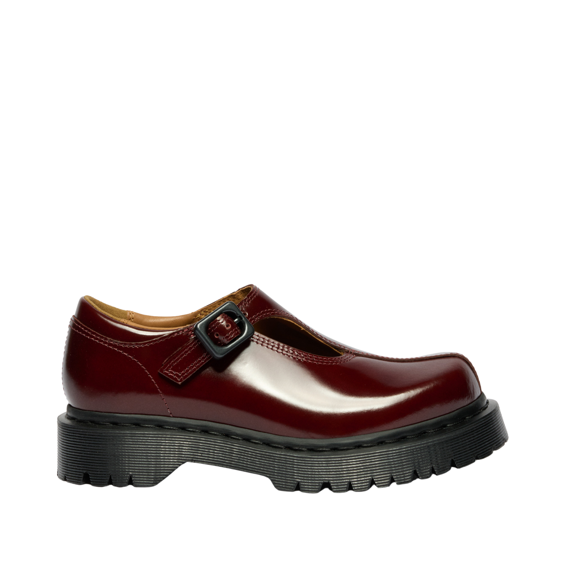 Dr. Martens Rejena MJ - Cherry Red/Laquered Leather